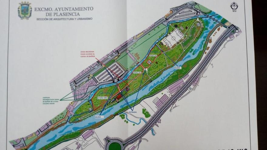 El canal de baños de La Isla se dividirá en tres zonas y tendrá un aforo de 807 personas