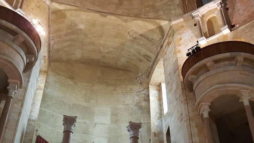 Los daños en la cúpula de la iglesia de la Laboral obligan a una inversión de más de 48.000 euros