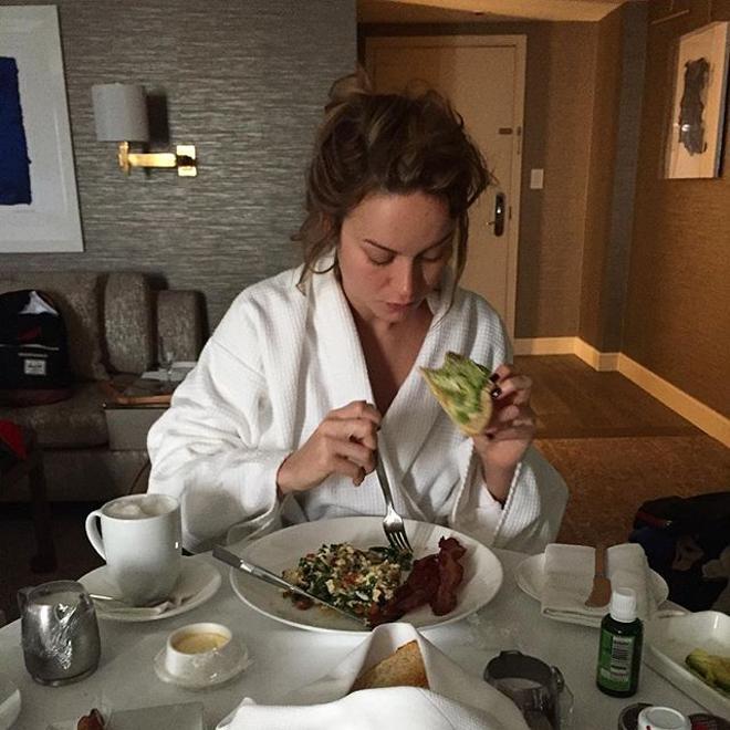 El desayuno de Brie Larson