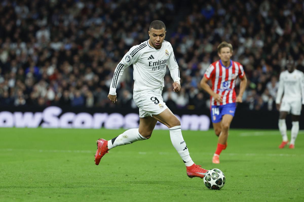 Kylian Mbappé no tuvo su mejor día ante el Atlético