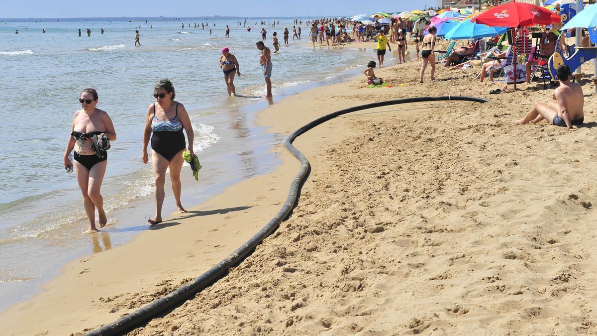 Conducción sin soterrar en Arenales del Sol