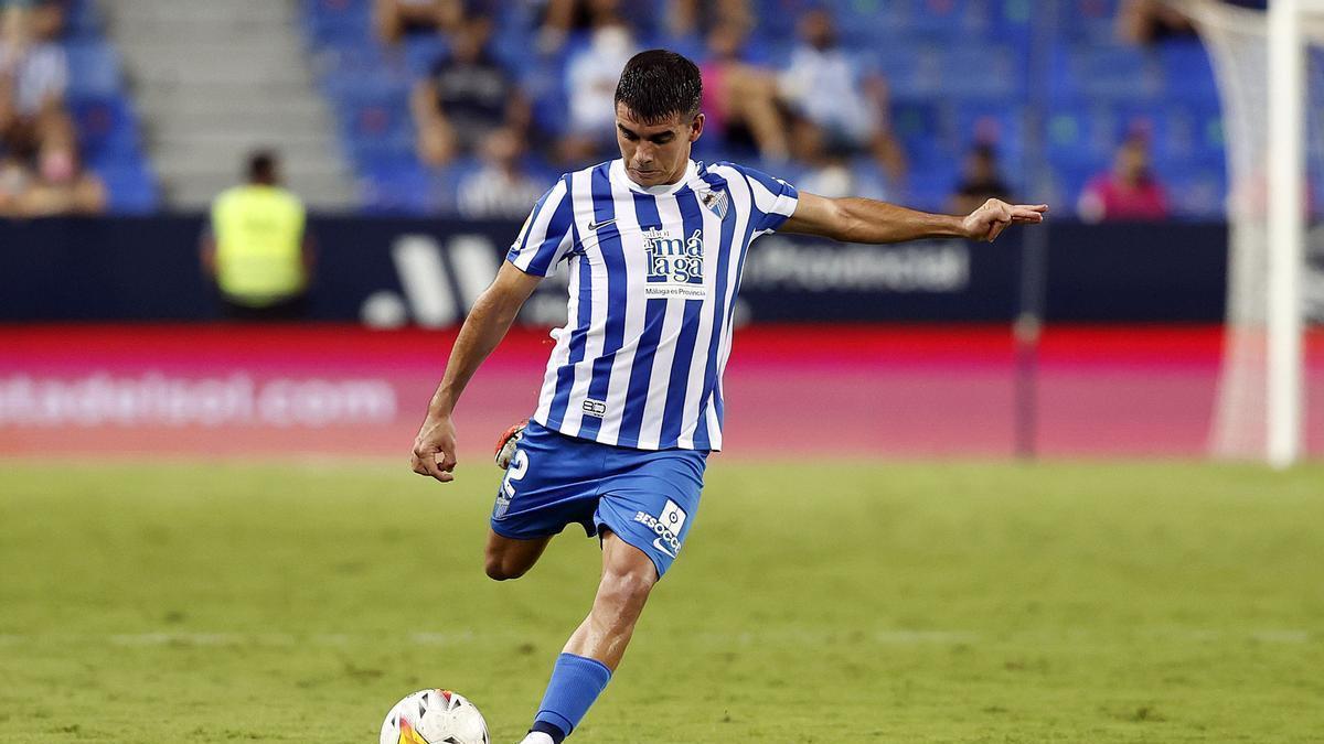 Víctor Gómez estuvo cedido en el Málaga CF 2021/22.