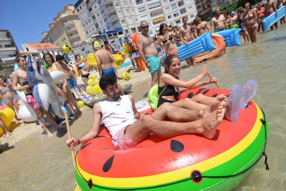 Un año más, y van nueve, se celebra el Campeonato Mundial de Colchonetas de Sanxenxo