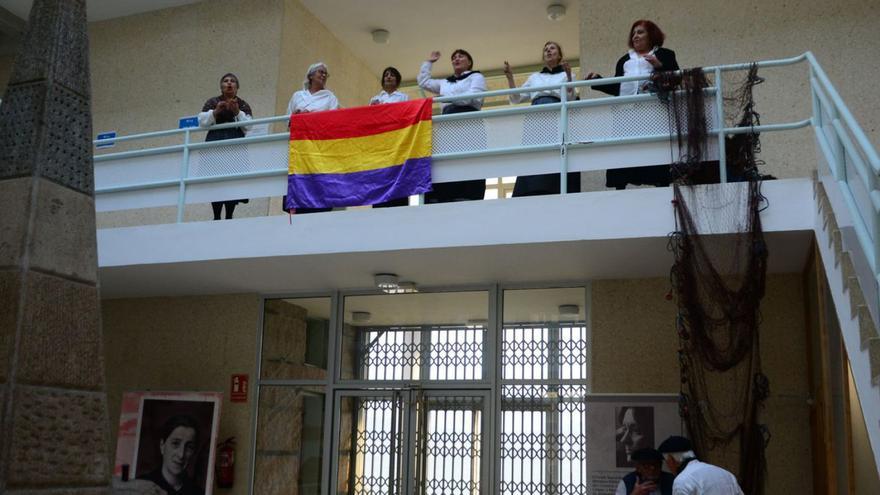 Un momento de la representación teatral.