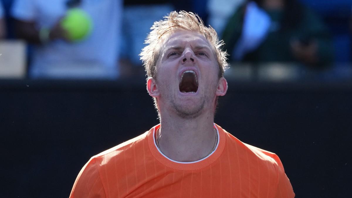 Alejandro Davidovich celebra la victoria ante Reilly Opelka