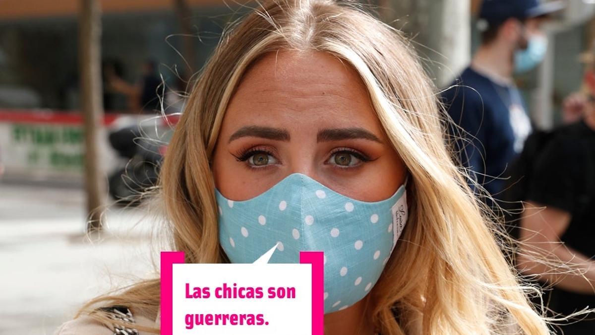 Primer plano de Rocío Flores