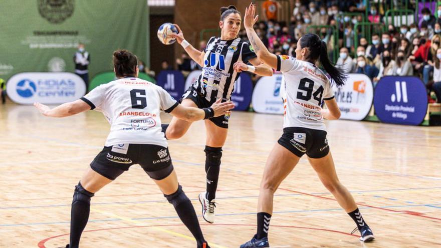 Estela Doiro, durante un encuentro de esta temporada.