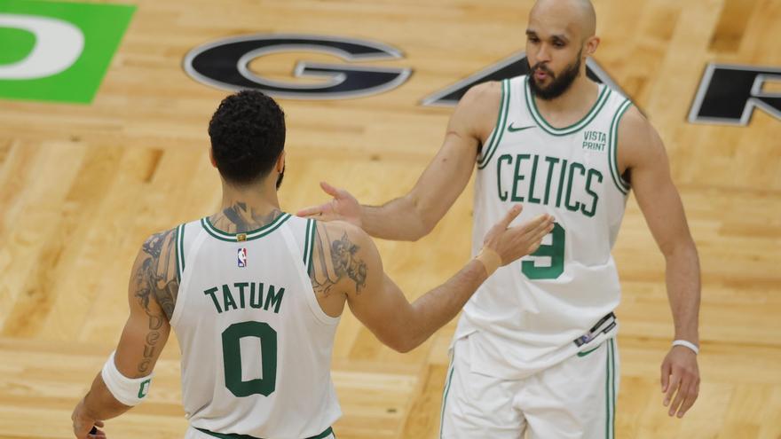 Los Celtics sobreviven en la prórroga al descaro de los Pacers
