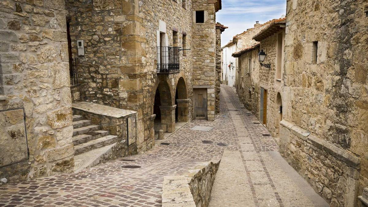 Una de las típicas callejuelas de la espectacular Culla