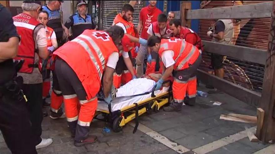 Cuatro personas hospitalizadas tras un emocionante encierro