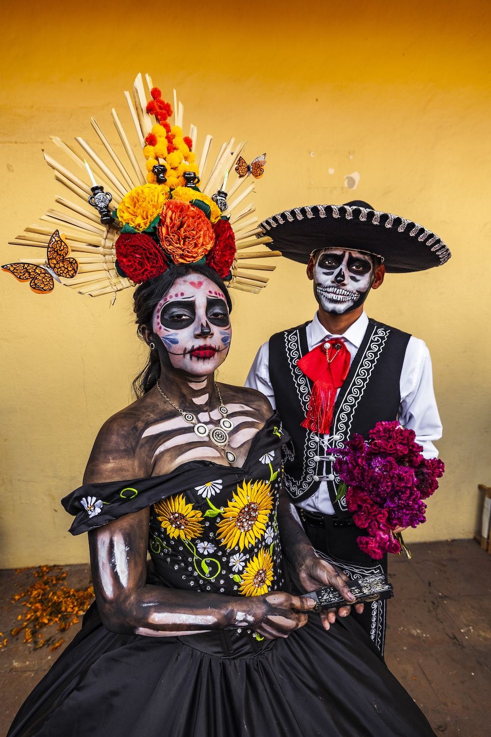 Catrina en Santa Clara del Cobre.