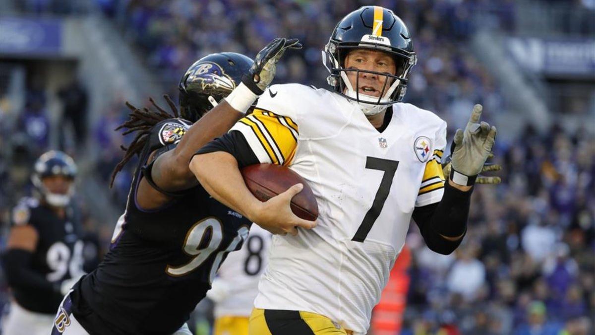 Ben Roethlisberger tuvo una gran actuación al sumar tres anotaciones ante los Ravens