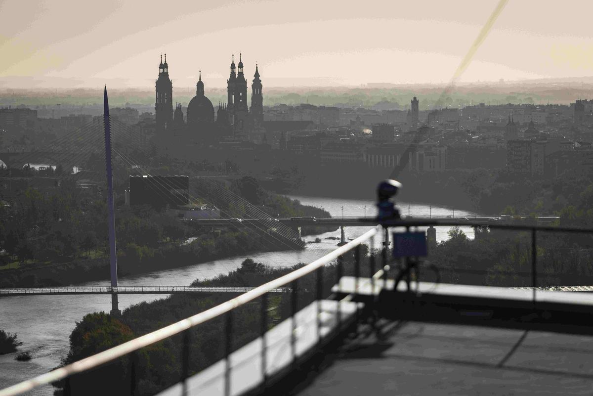 Vistas desde la azotea de la Torre del Agua.