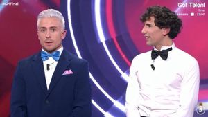 Juan y Oscar, en la final de Gran hermano
