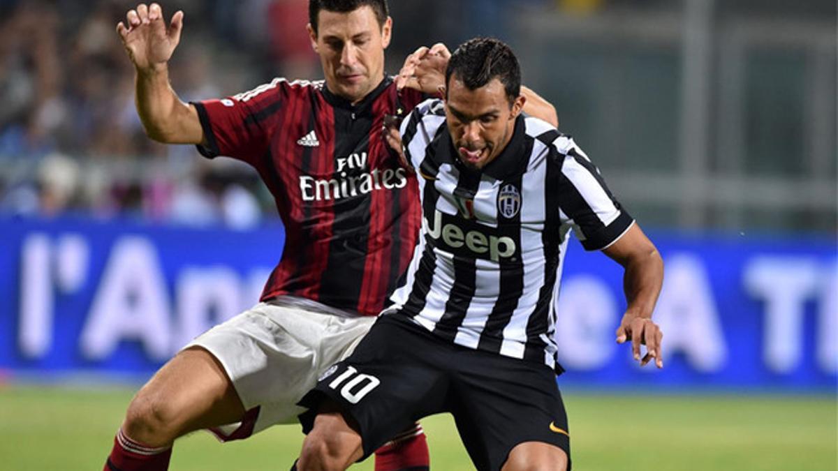 Imagen de la Juventus y el Milan la pasada temporada
