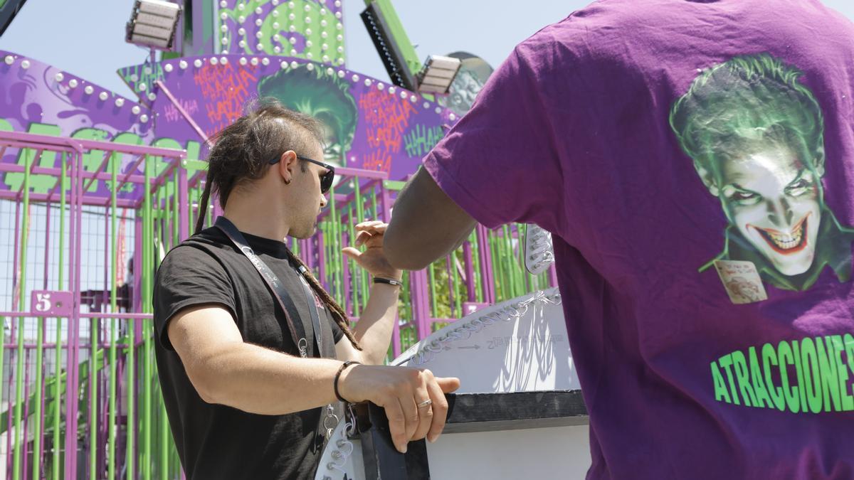 Imagen del montaje de la feria.