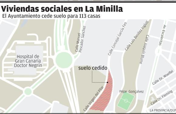 Urbanismo cede suelo en La Minilla para construir 113 viviendas sociales