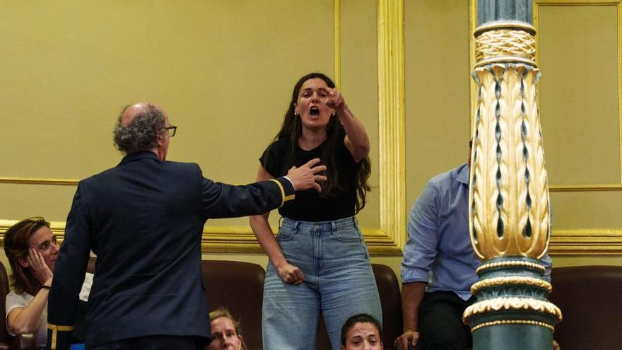 Irene, la joven jerezana expulsada del Congreso tras el rechazo a la prórroga del alquiler: "Fue un grito de desesperación, hay gente perdiendo su casa"