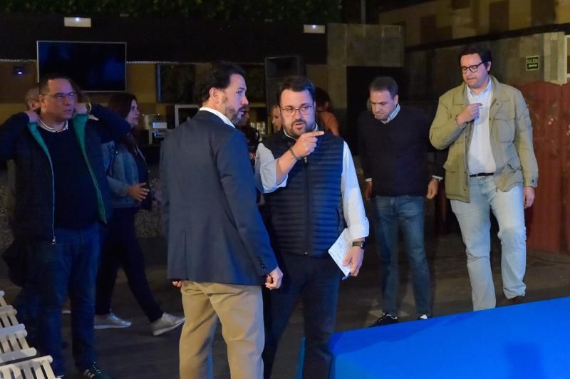 28-04-2019 LAS PALMAS DE GRAN CANARIA. Noche electoral en el Partido Popular  | 29/04/2019 | Fotógrafo: Andrés Cruz