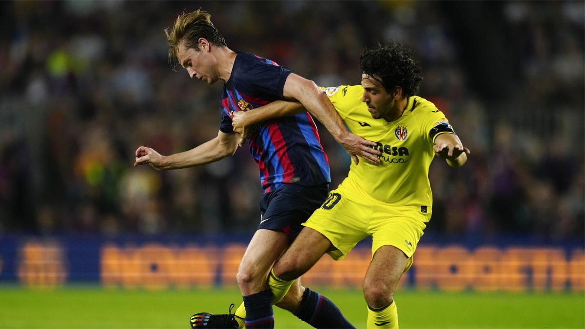 Frenkie de Jong y Parejo se verán las caras en el Villarreal - Barcelona