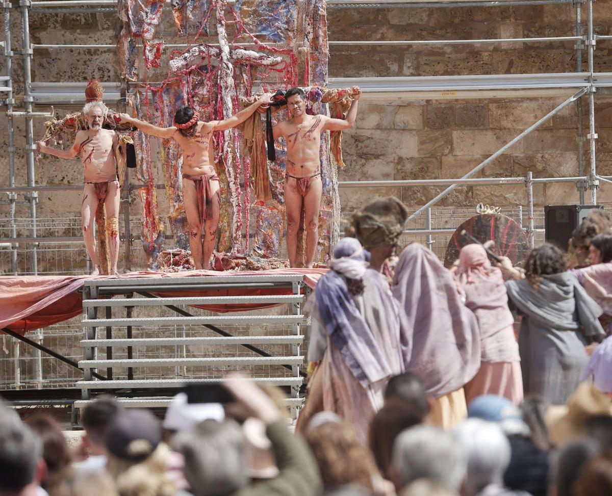 El Via Crucis de Llorenç Moyà en imágenes