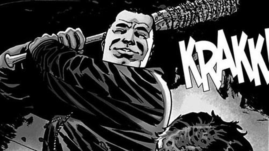 Una imagen del Negan de los comics.