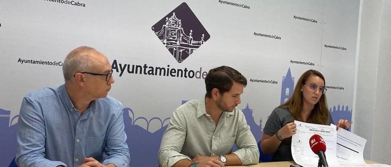 Felipe Calvo, Fernando Priego y Sara Alguacil.