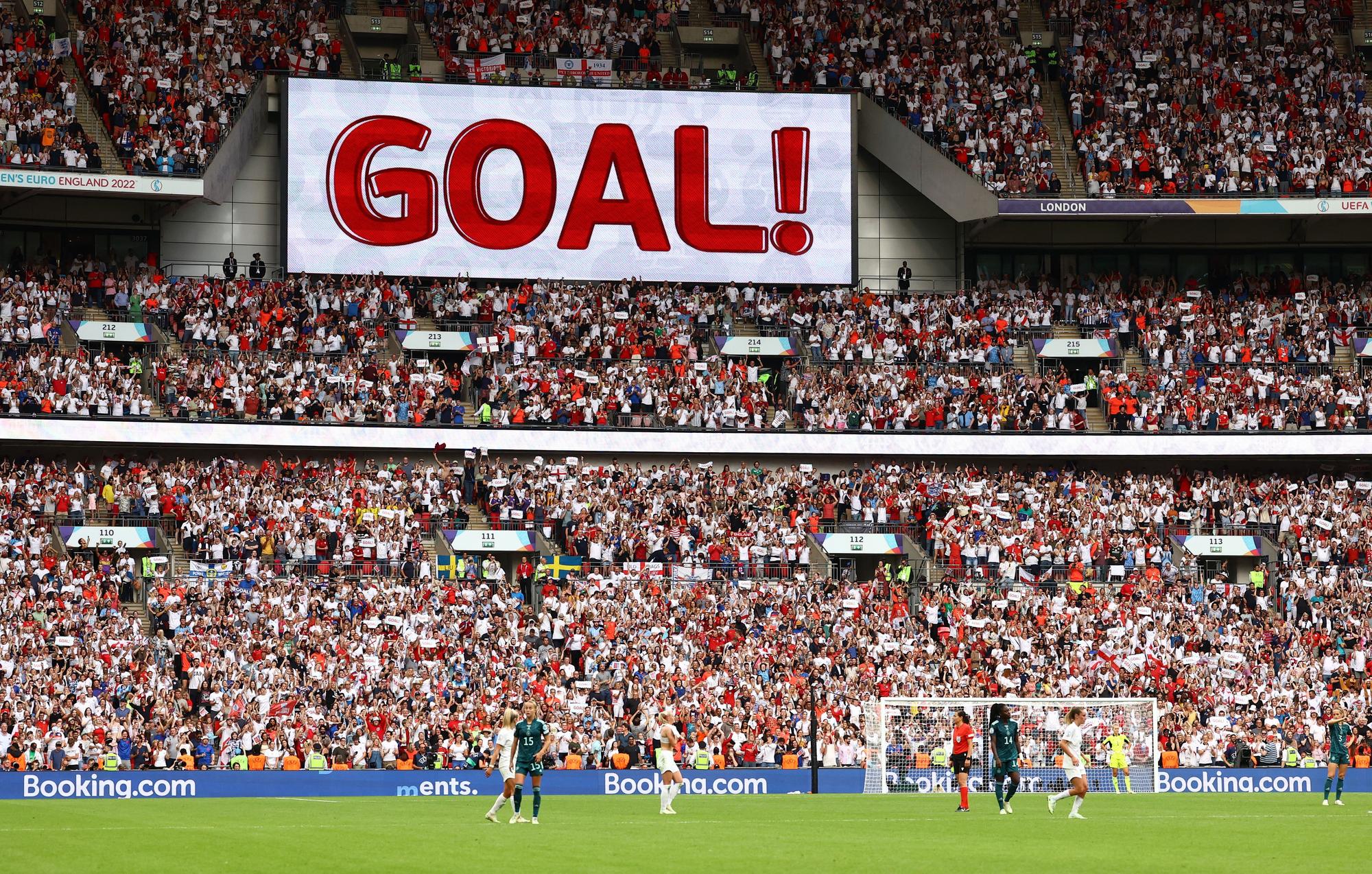 Así ha sido el gol de Kelly para que Inglaterra gane la Eurocopa Femenina