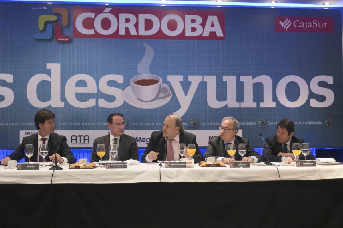 Fotogalería / Los presidentes de la patronal andaluza en 'Los Desayunos de Diario Córdoba'