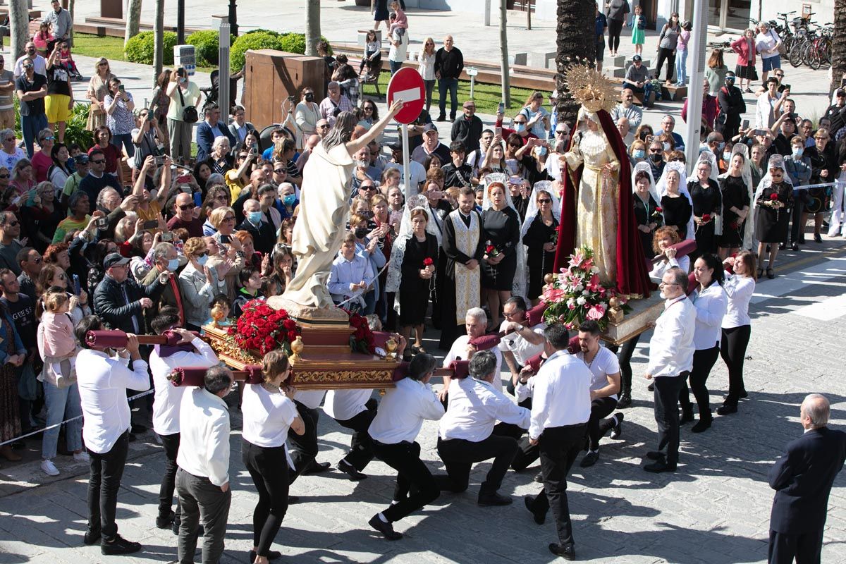 Semana Santa de Ibiza: Santo Encuentro en Santa Eulària en el Domingo de Pascua