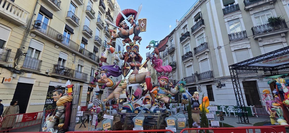 La falla plantada este mes de marzo