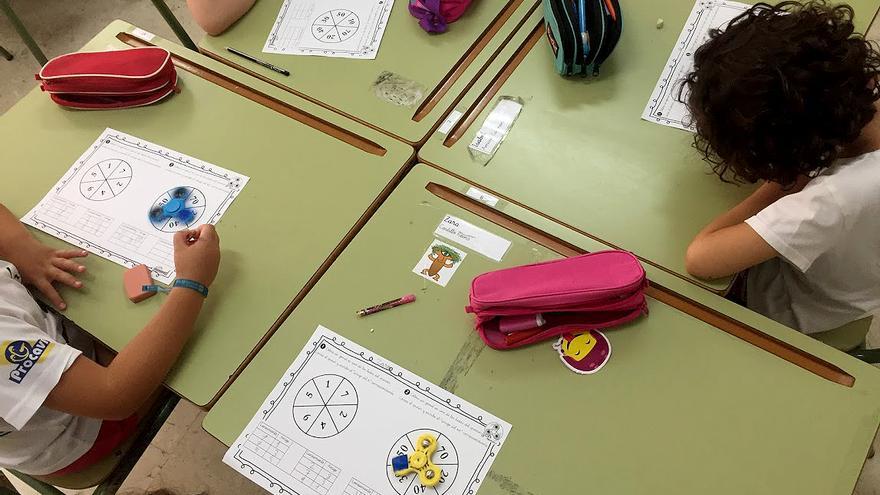 Alumnos en un centro escolar. Foto: El Correo