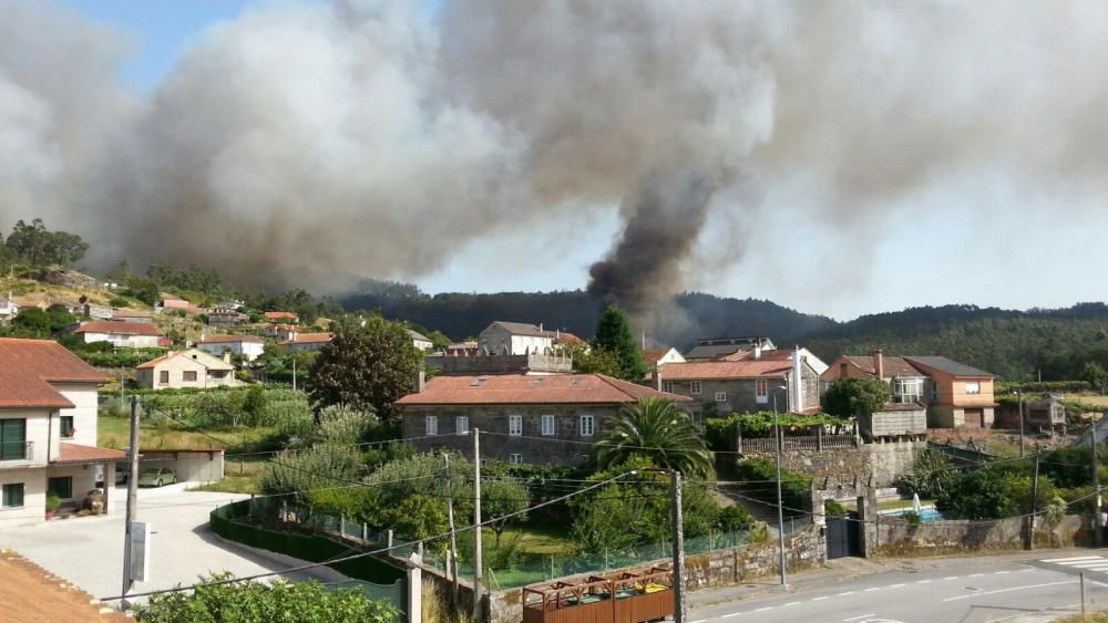 Incendio en Tenorio, Cotobade