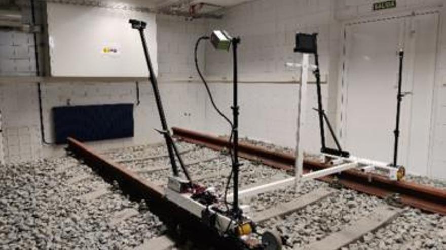 La UVigo avanza en el diseño de un sistema automático para inspeccionar vías de tren