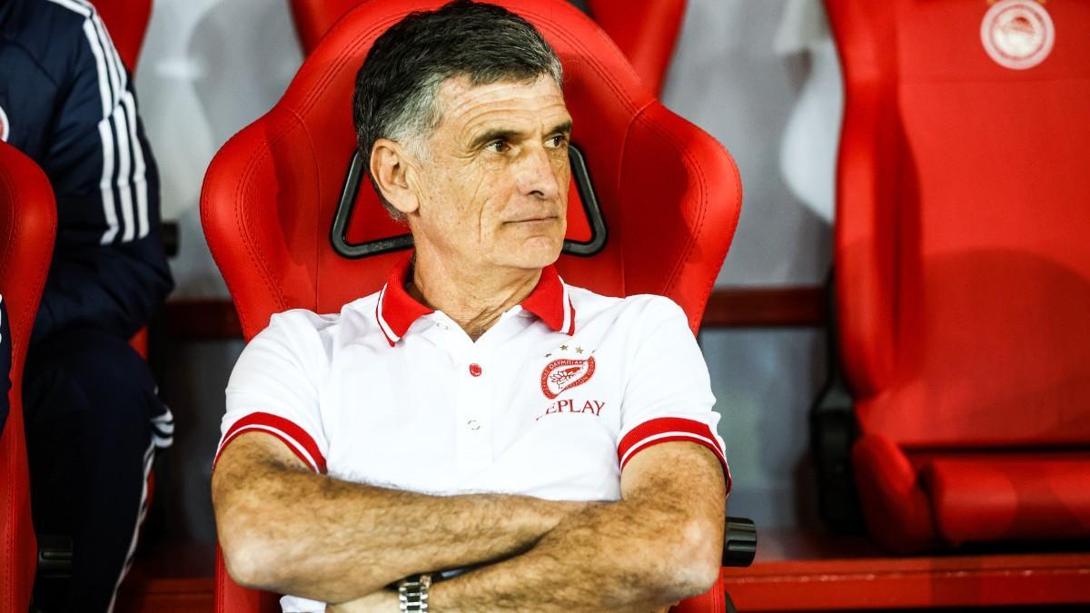 Mendilibar, el entrenador del Olympiaco