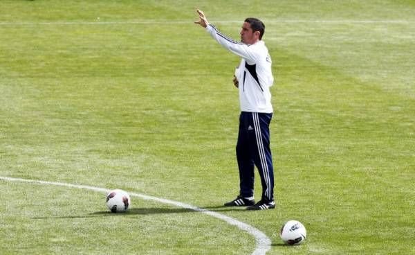 Imágenes del entrenamiento del Real Zaragoza