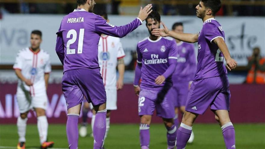 Un hambriento Real Madrid zarandea la osadía de la Cultural (1-7)