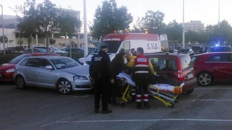 Choque en el Hospital del Vinalopó