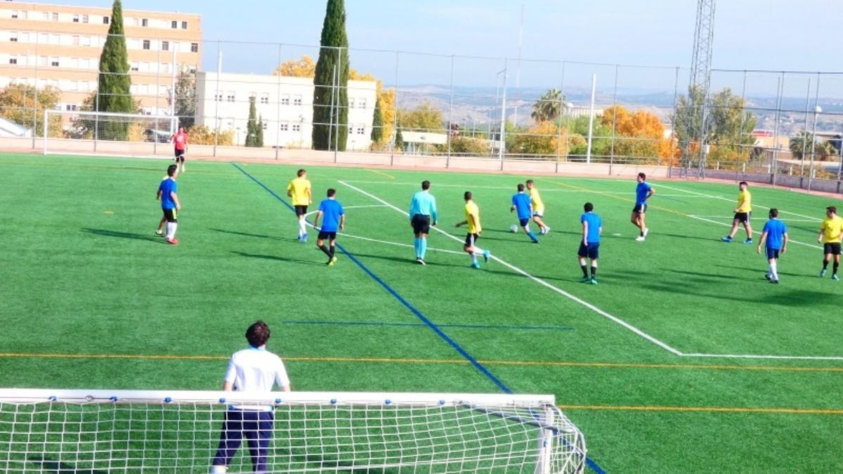 Partido de fútbol 7, formato en el que se jugará la Valorus Cup.