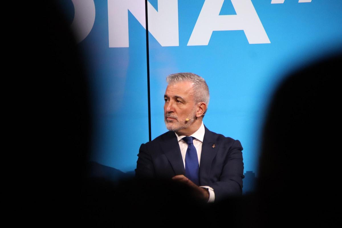 El alcalde de Barcelona, Jaume Collboni, en un acto reciente.