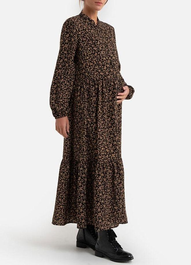 Vestido con estampado floral de La Redoute