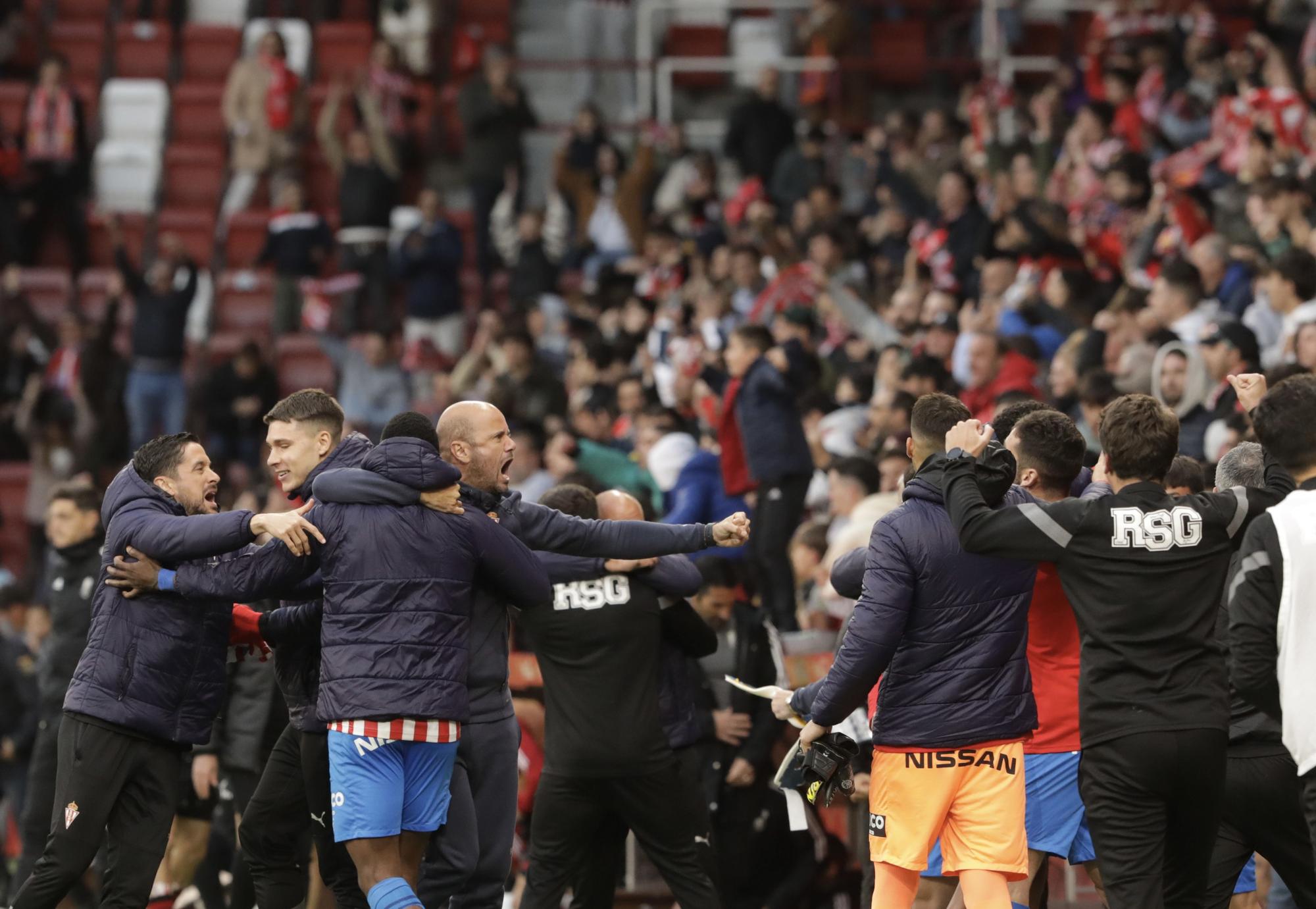 Así fue el encuentro entre el Sporting y el Granada