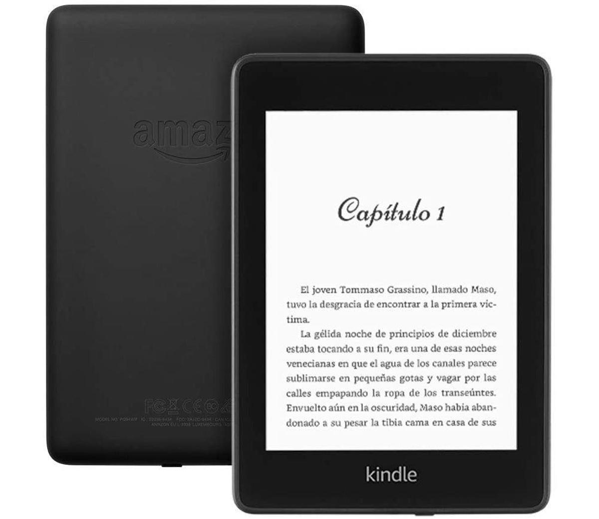 Kindle Paperwhit resistente al agua de 8GB. (Precio: 129,99 euros)