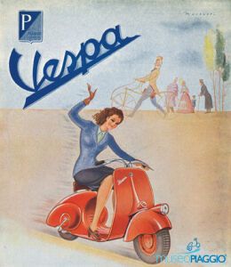 Anuncio histórico de Vespa.