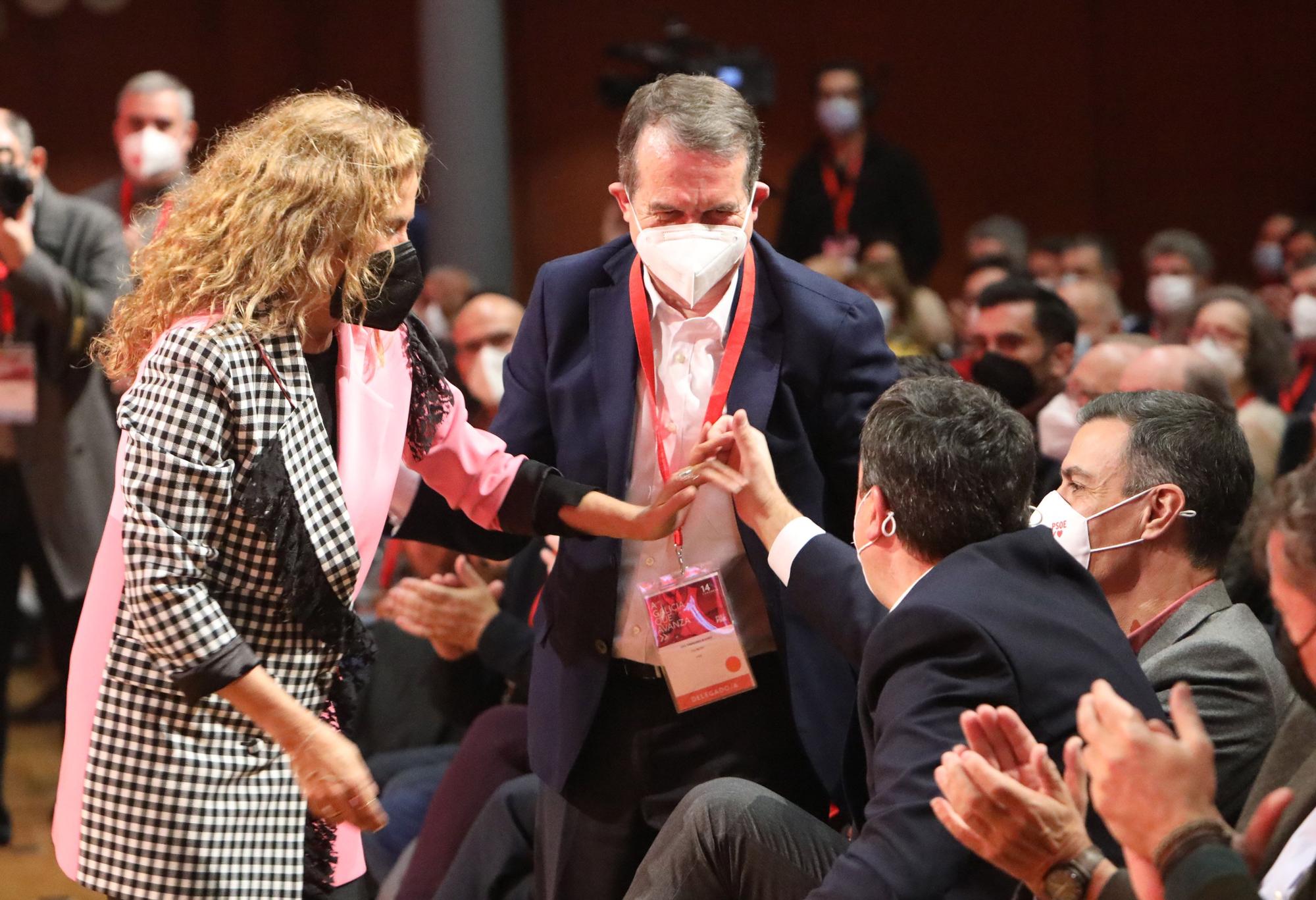 Pedro Sánchez clausura el congreso del PSdeG en Santiago