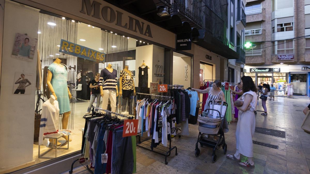 Calle Major de Gandia.