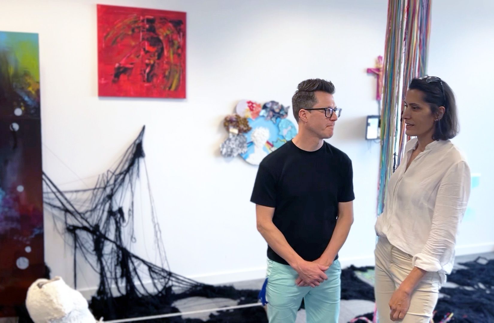 Las imágenes de la University Art Biennial - Art Week 2025