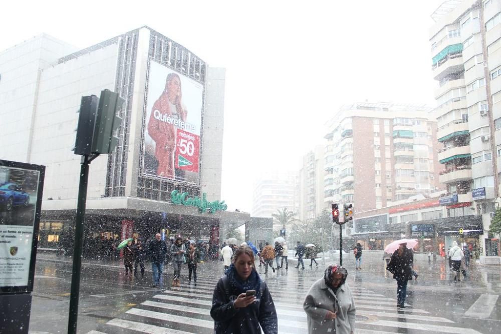 Nieve en Murcia