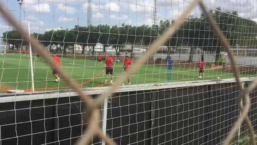 Primer entrenamiento de Murillo con el Valencia CF