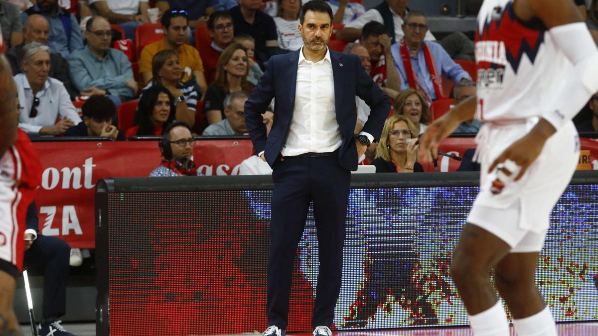 Ramírez, durante el duelo ante el Baskonia